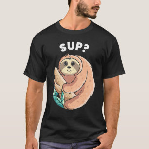Camiseta Tragedia suave diciendo Lazy Sloths Animal Graphic