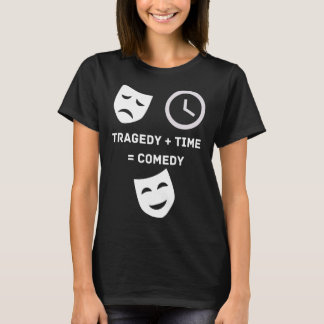 Camiseta Tragedia + Teatro cómico gracioso Nerd Mas