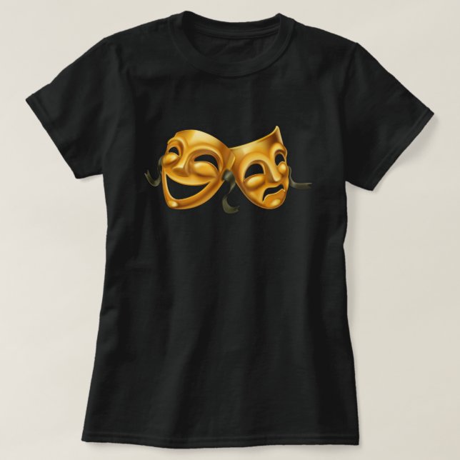 Camiseta Tragedia Teatro de Comedia de Oro (Diseño del anverso)
