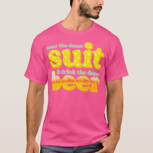 Camiseta Trago divertido cerveza traje