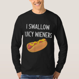 Camiseta Trague Jugoso Wieners Funny Chiste Familia Sarcást