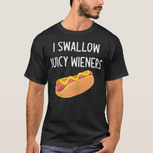 Camiseta Trague Jugoso Wieners Funny Chiste Familia Sarcást