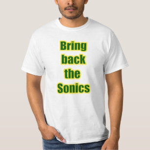 Camiseta ¡Traiga detrás el Sonics!