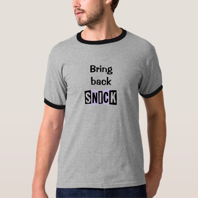 Camiseta Traiga detrás SNICK (Anverso)