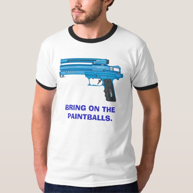 CAMISETA TRAIGA EN LOS PAINTBALLS. (Anverso)