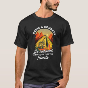 Camiseta Traiga Su Senderismo De Brújula