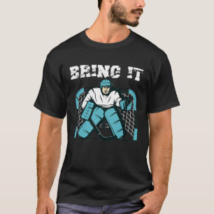 Camiseta Tráigalo Goalie Gear Casco Skate Palo de hockey To