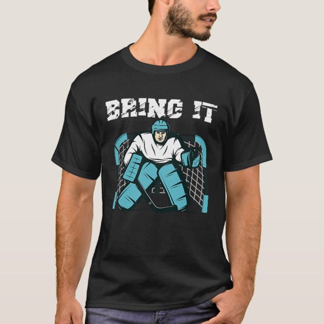 Camiseta Tráigalo Goalie Gear Casco Skate Palo de hockey To (Anverso)