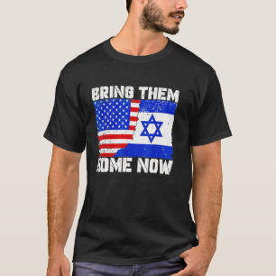Camiseta Tráigalos a casa ahora bandera de Estados Unidos d
