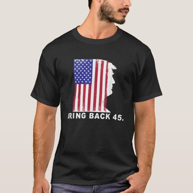 Camiseta Traigan De Vuelta 45 A Miss Trump Salven A Nuestro (Anverso)