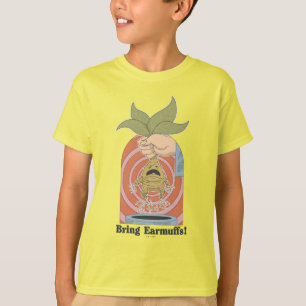 Camiseta "¡Traigan orejeras!" Gráfico de Mandrake gritando