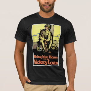 Camiseta Tráiganlo a casa con el préstamo para la victoria