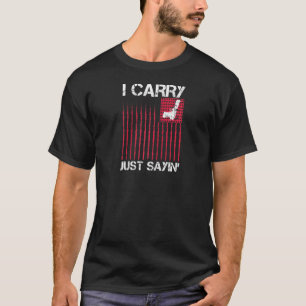 Camiseta Traigo Diciendo Que El Dueño De Un Arma De Carry O