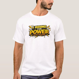 Camiseta Traigo El Poder De Nada Te Espera Comic Funny Tee