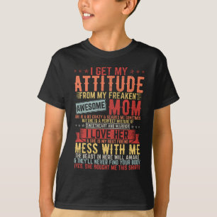 Camiseta Traigo Mi Atentado Fabuloso Chico Mamá