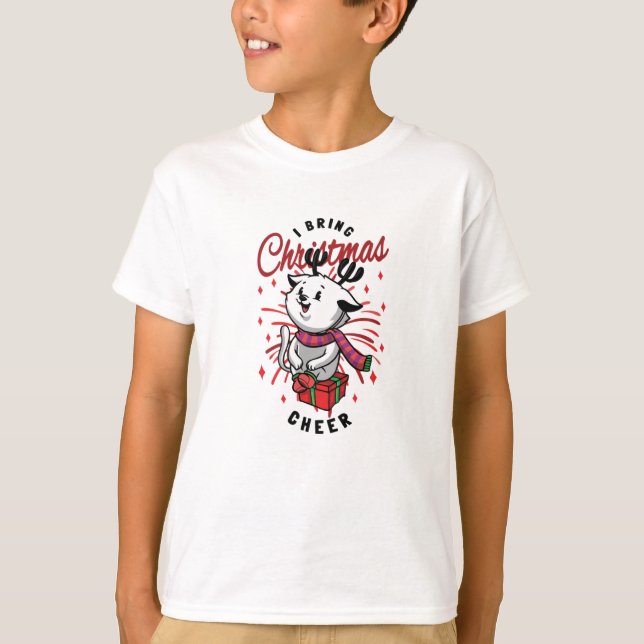 Camiseta Traigo Navidades Cheer (Anverso)
