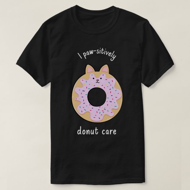 Camiseta Traigo Sitivamente Donut Care (Diseño del anverso)