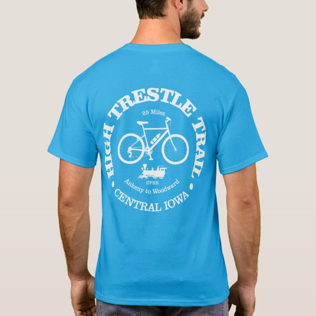 Camiseta Trail de alta tensión (ciclismo) (Reverso)