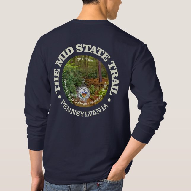 Camiseta Trail de estado medio (rd) (Reverso)