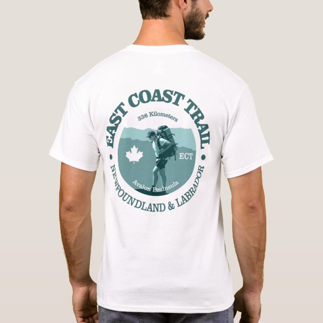 Camiseta Trail de la costa este (T) (Reverso)