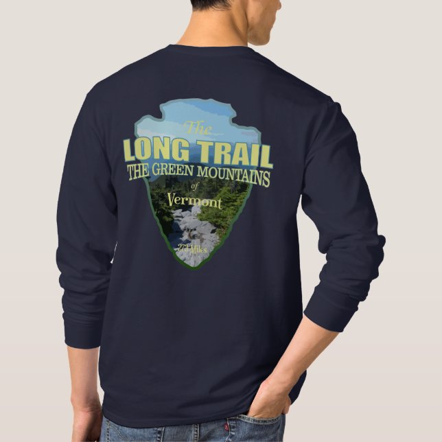 Camiseta Trail largo (punta de flecha) (Reverso)