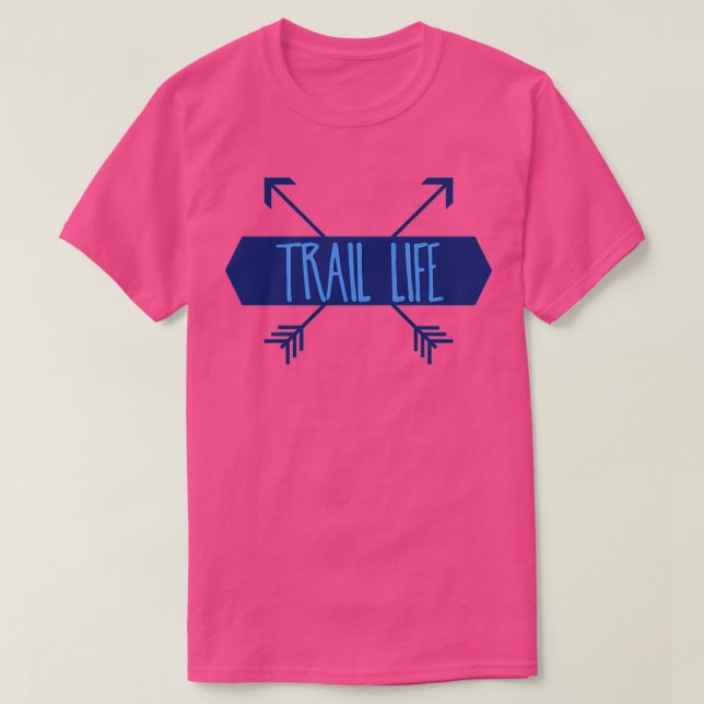 Camiseta Trail Life Blue  (Diseño del anverso)