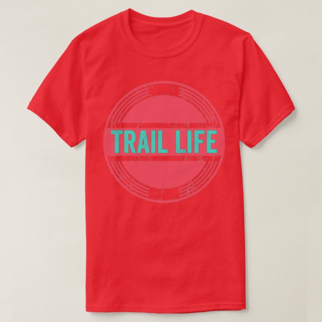 Camiseta Trail Life Coral (Diseño del anverso)
