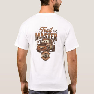Camiseta Trail Master Vintage Garage Retro Gráfico de Camió