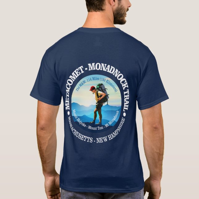 Camiseta Trail Metacomet-Monadnock (Hiker C) (Reverso)