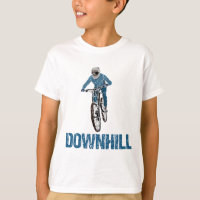 Trail Mountain Biker Downhill