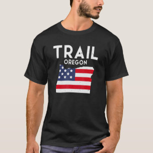 Camiseta Trail Oregon Estados Unidos América Viaje Oregonio