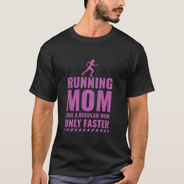 Camiseta Trail Runner Funny Fitness Corriendo Marathon Mom  (Anverso)