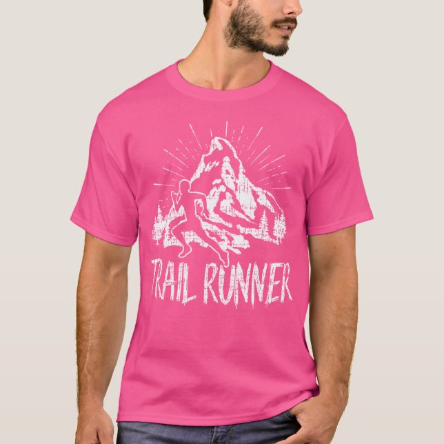 Camiseta Trail Runner Funny Senderismo Run Mountain Run (Anverso)