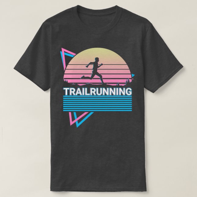 Camiseta Trail Running Trail Runner Retro Gift (Diseño del anverso)
