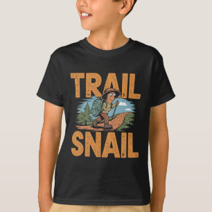Camiseta Trail Snail - Cita divertida de senderismo de Pun