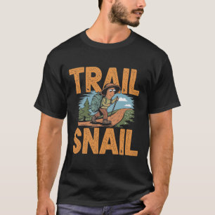 Camiseta Trail Snail - Cita divertida de senderismo de Pun