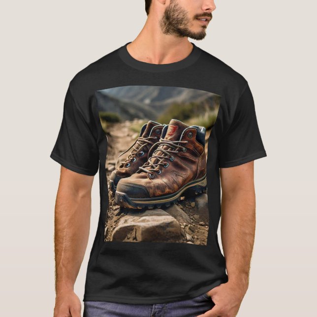 Camiseta Trailblazer: Boots de senderismo en T-Shir, un ter (Anverso)