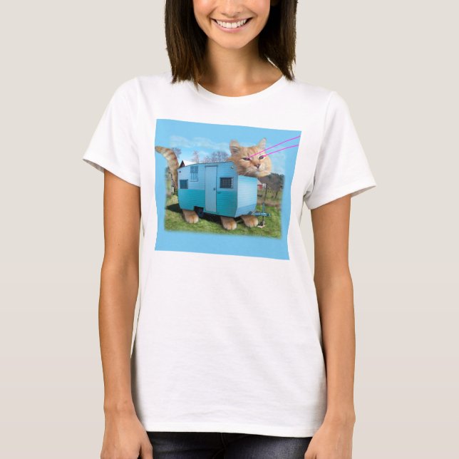 Camiseta Trailer Cat Tee (Anverso)
