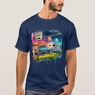 Camiseta Trailer de camiones de estacionamiento para partic