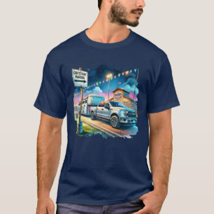 Camiseta Trailer de camiones de estacionamiento para partic