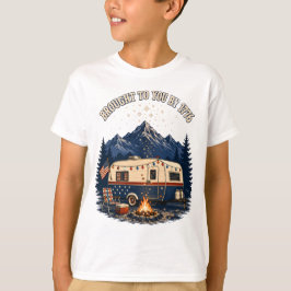 Camiseta Trailer de Campingue del 4 de Julio en las Montaña