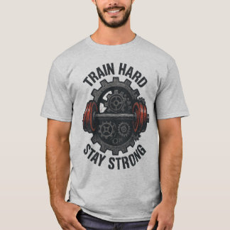 Camiseta Train Hard Stay Strong – Camiseta Motivac