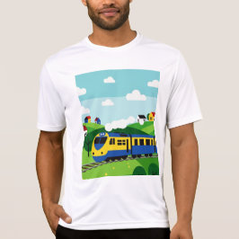 Camiseta Train in the mountains