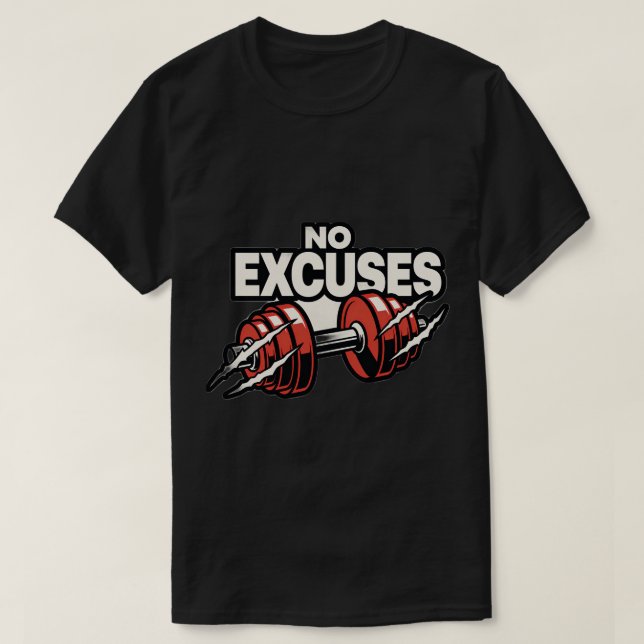 Camiseta Train Like a Beast Gorilla Gym Shirt (Diseño del anverso)