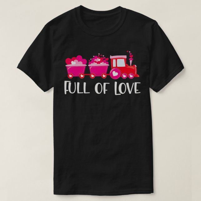 Camiseta Train loads of Love Valentine's Day Gift for Women (Diseño del anverso)