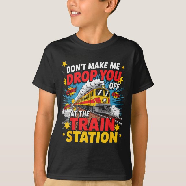 Camiseta Train Station Yellowstone Take Them Train Conducto (Anverso)