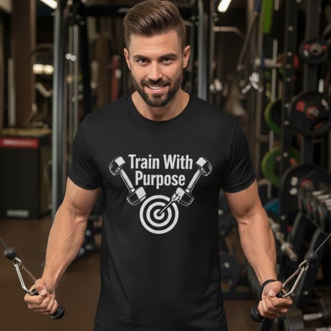 Camiseta Train With Purpose – Motivational Fitness T-Shirt (Subido por el creador)