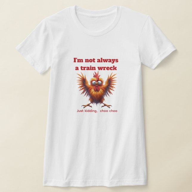 Camiseta Train Wreck Chicken (Distribución)