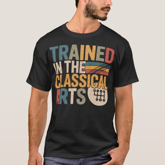 Camiseta Trained In The Classical Arts Speed Manual  (Anverso)