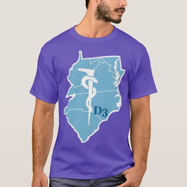 Camiseta Trainers atléticos del distrito 3 sobredimensionad (Anverso)